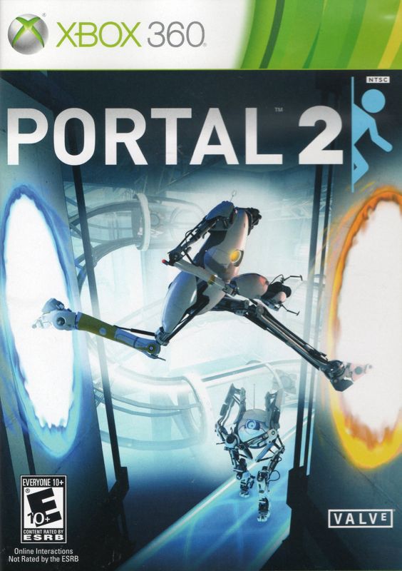 Portal 2 box art for Xbox 360